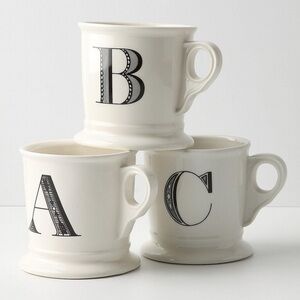 Anthropologie Monogram “ G “ Coffee Mug